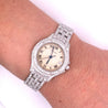 Vintage Cartier 28mm Round Dial Ballon Watch in 18k White Gold with Diamonds-Watches-ASSAY