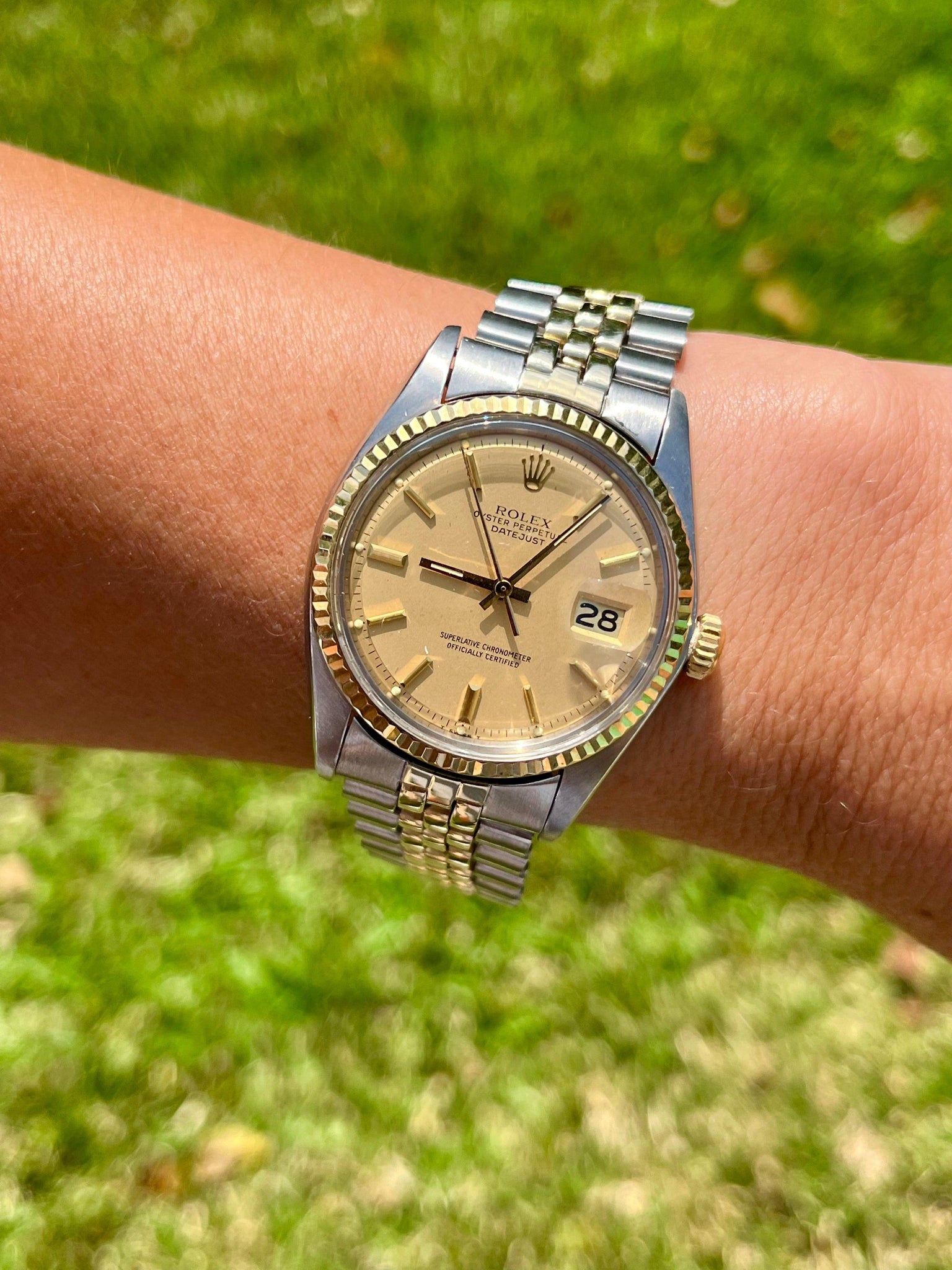 Vintage Rolex Datejust Ref. 1601 Two Tone Watch With Jubilee Bracelet-Watches-ASSAY